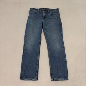Levis 511 Slim Fit Mens Blue Jeans Medium Wash 33x30 Denim Grunge‎ PreppyMinimal